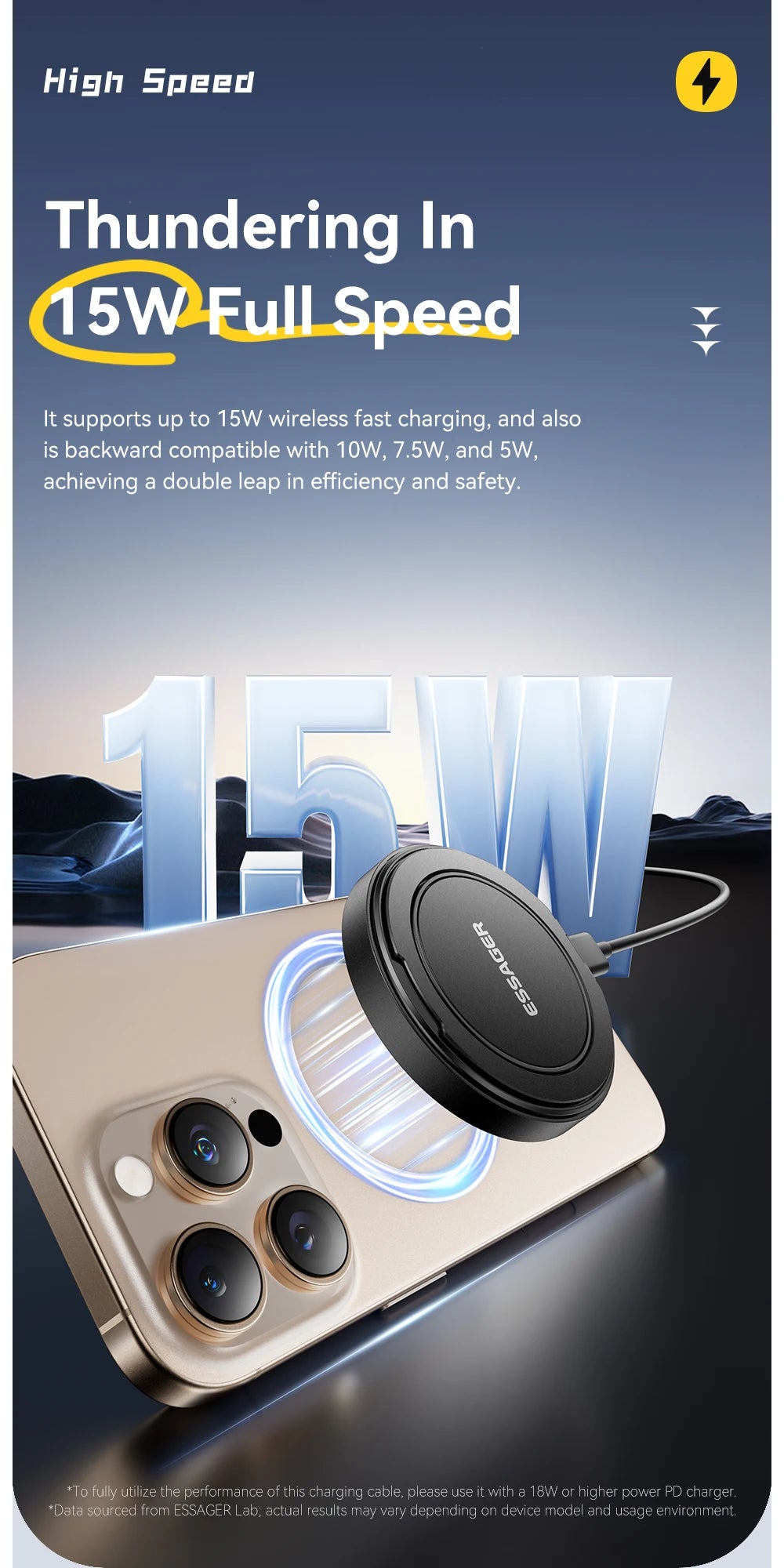Essager 15W Magnetic Charger Stand