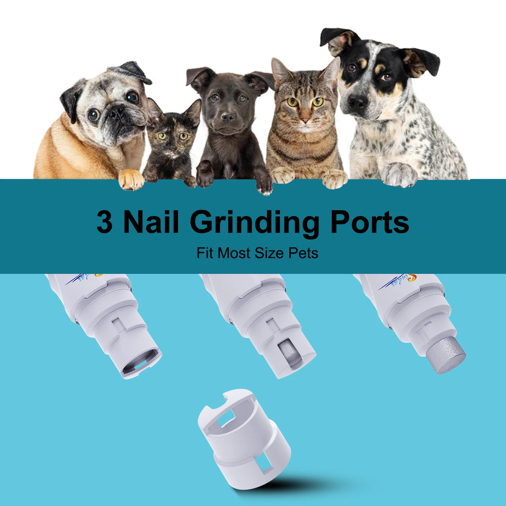 Painless Pet Nail Grinder — USB Rechargeable