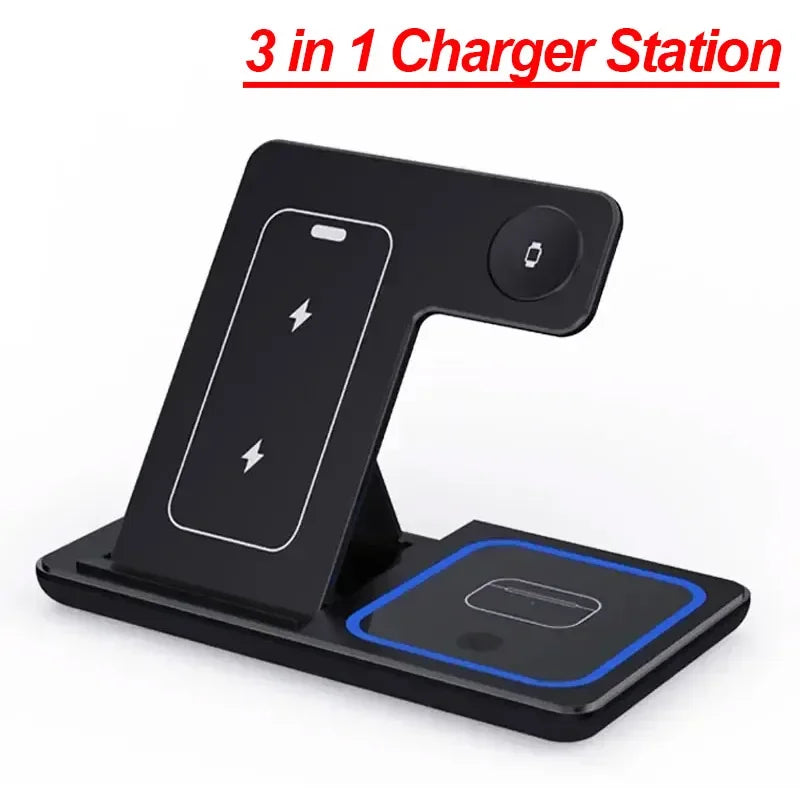3-in-1 Foldable Wireless Charging Dock