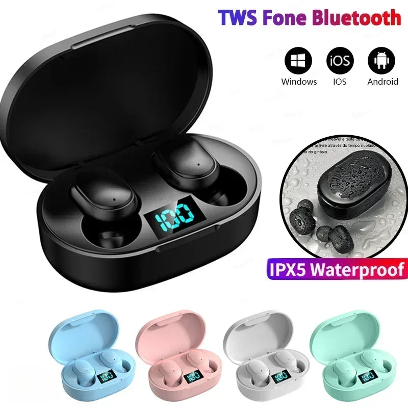 E6S TWS Wireless Bluetooth Earbuds