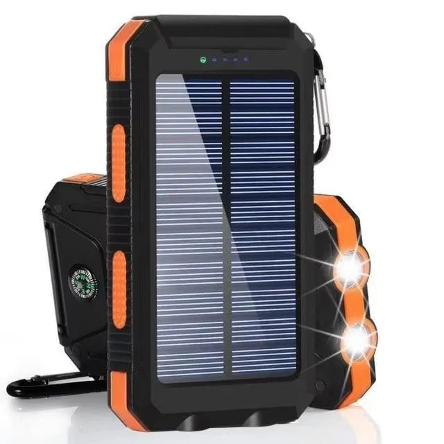 80,000mAh Solar Power Bank with LED Light