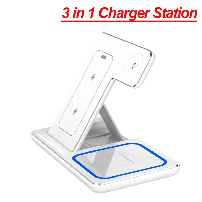 3-in-1 Foldable Wireless Charging Dock