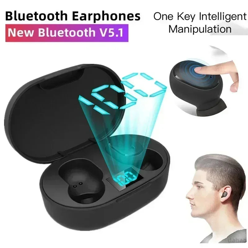 E6S TWS Wireless Bluetooth Earbuds