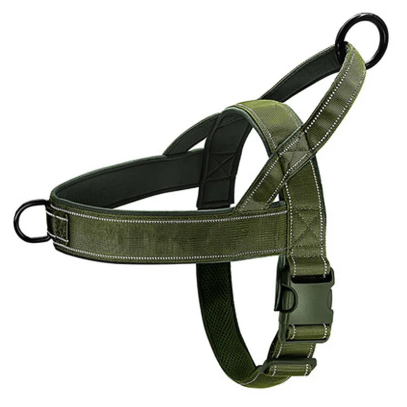 Tactical Anti-Pull Dog Harness — Adjustable No-Pull Training Vest