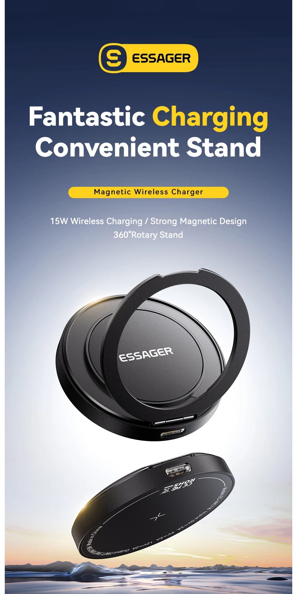 Essager 15W Magnetic Charger Stand